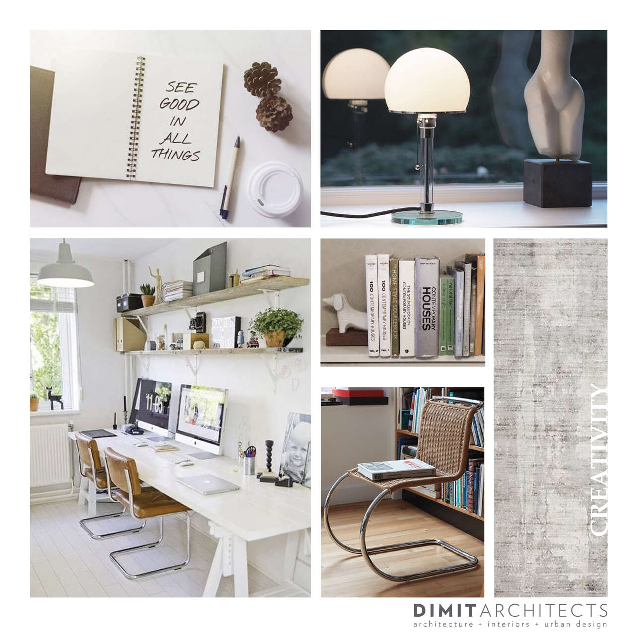 Collage with the theme Creativity