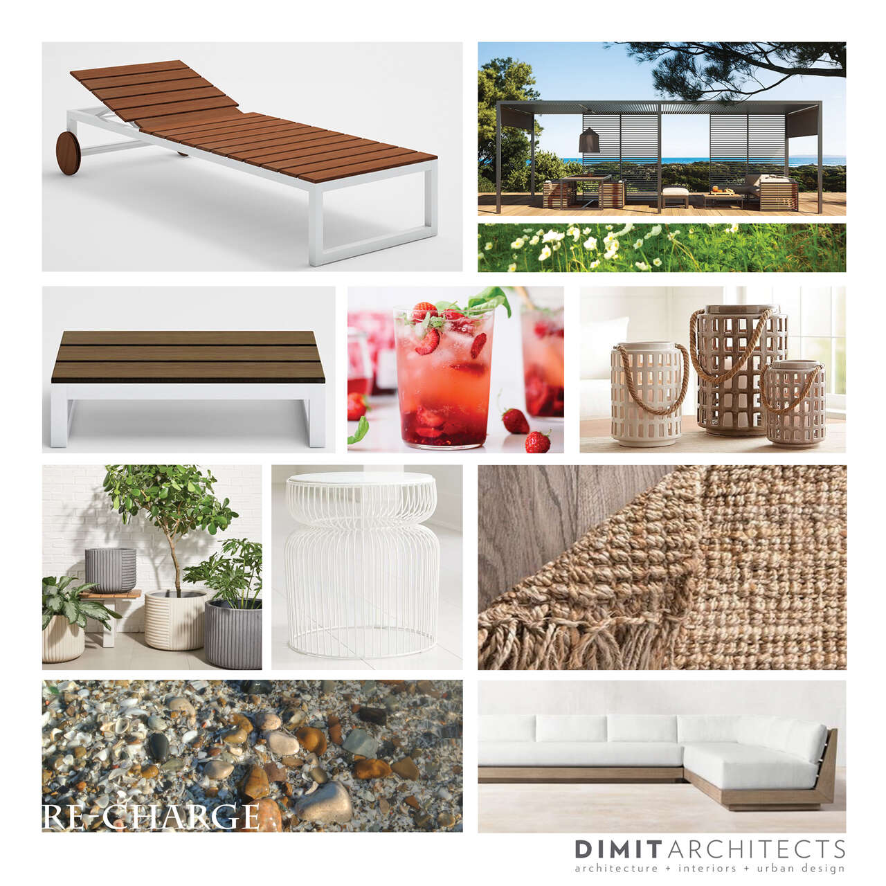 Collage with the theme Re-Charge