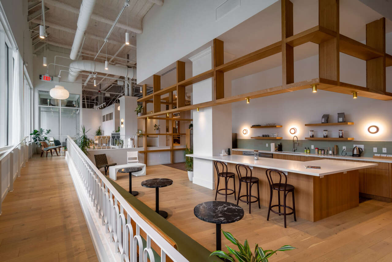 Interior photo of the Ao Office break room