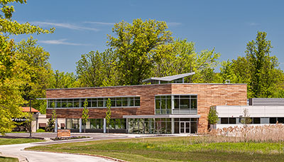 The exterior of the Clinical Technologies headquarters.