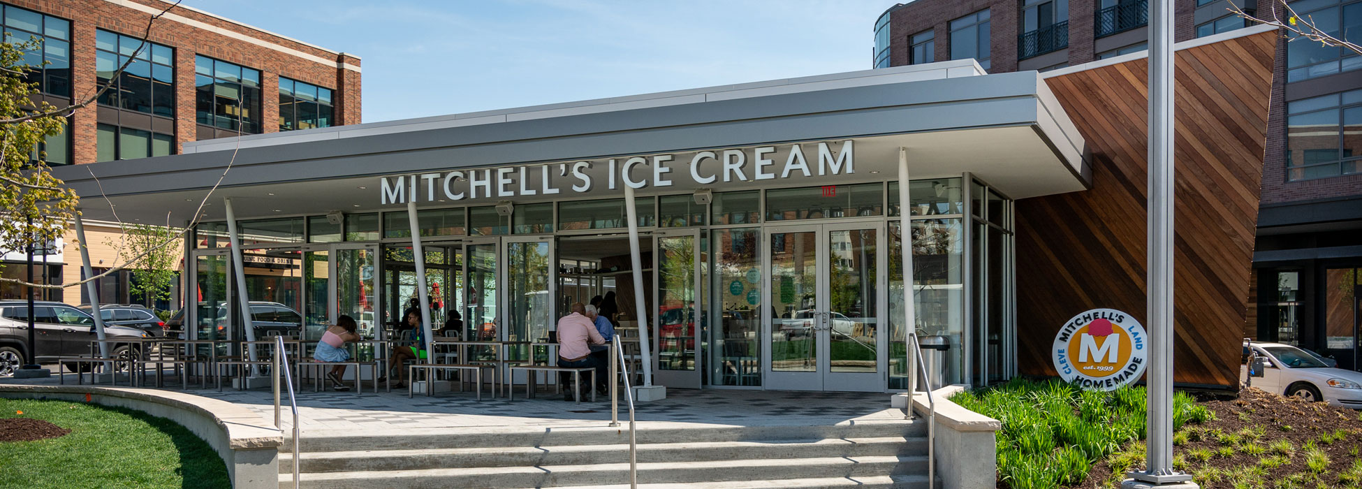 Photo of the Mitchell's Homemade Ice Cream in Shaker Heights, Ohio.